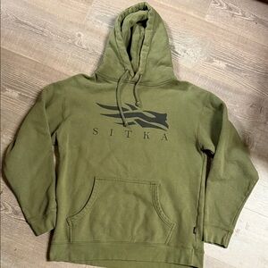 Sitka Olive Green Men's Hoodie
